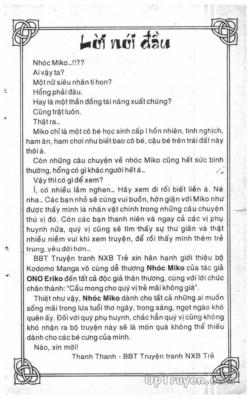 Nhóc Miko Chapter 1 - TC Truyện