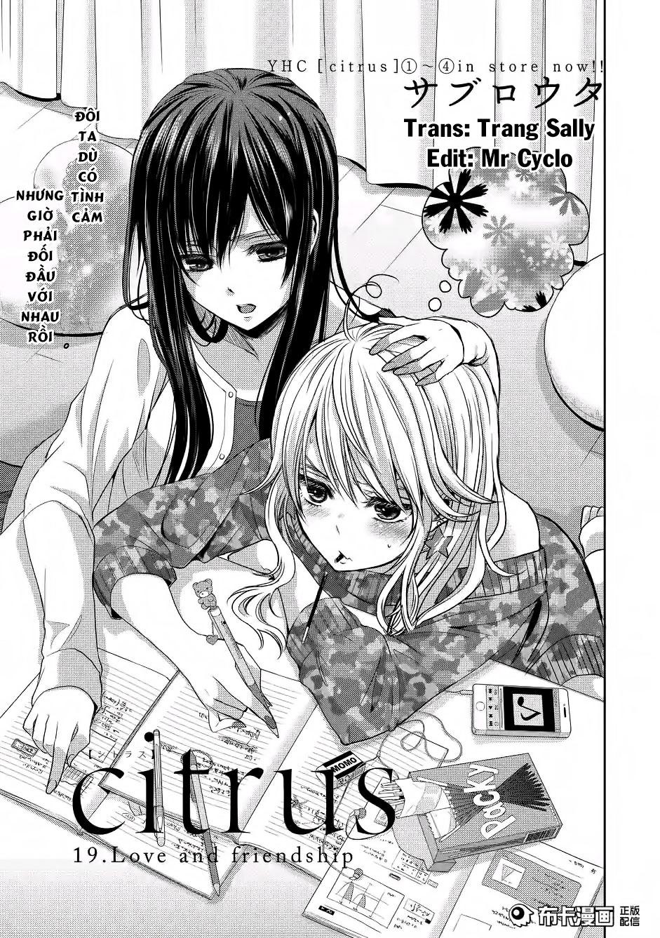 Citrus (Saburouta) Chapter 19 - AB Truyện
