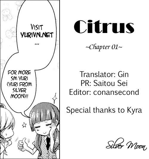 Citrus (Saburouta) Chapter 1 - TC Truyện
