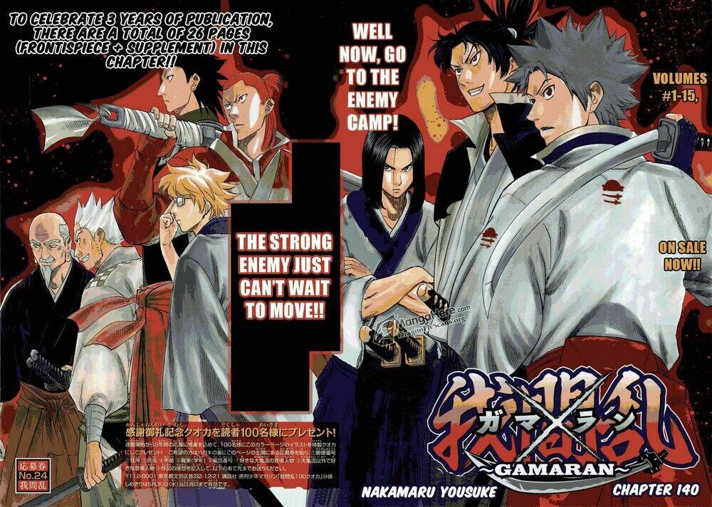 Gamaran Chapter 140 - TC Truyện