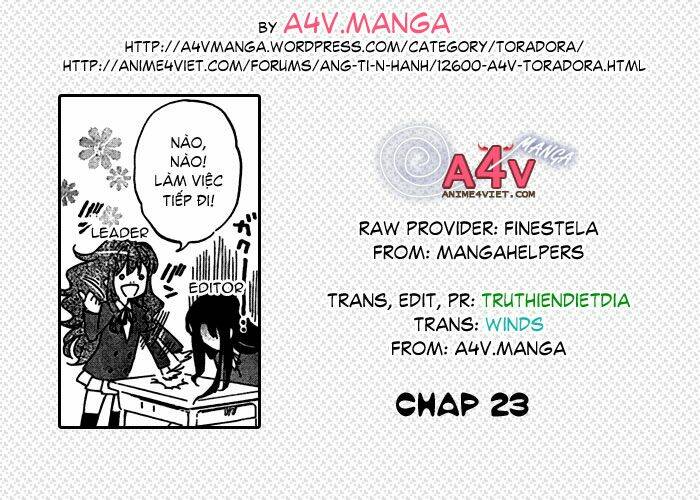 Toradora! Chapter 23 - TC Truyện