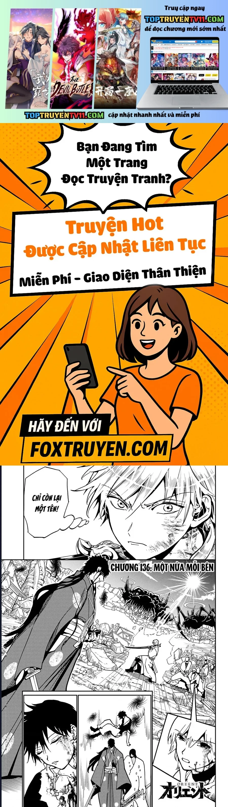 Orient Chapter 136 - AB Truyện