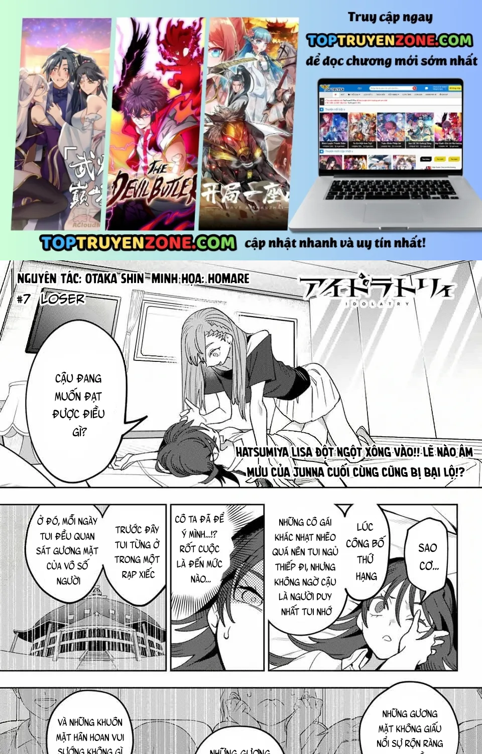 Idolatry Chapter 7 Chapter 7 - TC Truyện